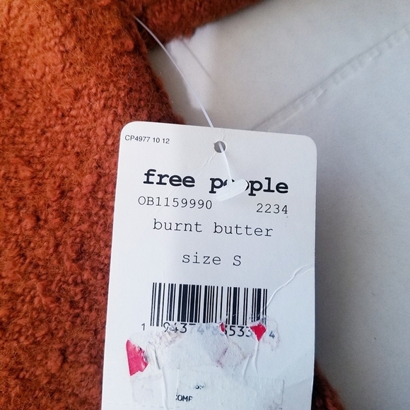 NEW Free People |‎ Reverie Vneck Sweater S - Picture 16 of 16